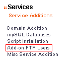 Add on FTP Users