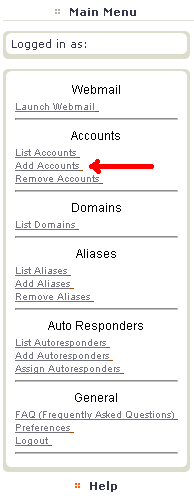 Figure 2.1 Click Add Accounts